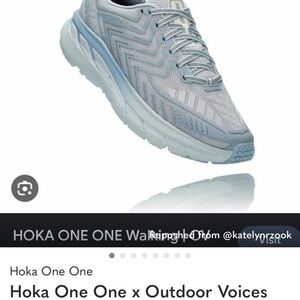 Hoka x Outdoor voices Clifton 4 sneakers blue mist size 8